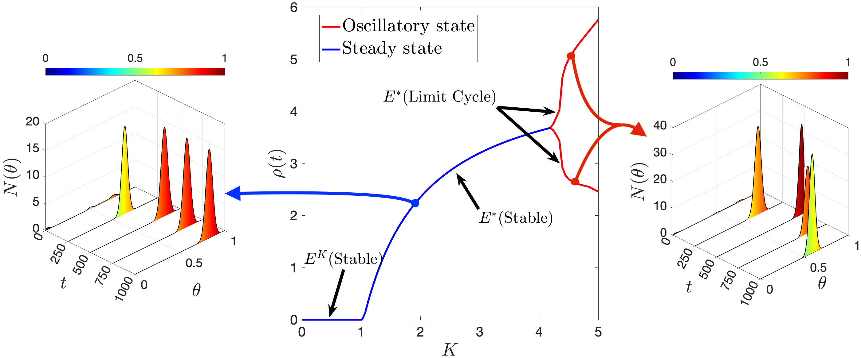 Bifurcation structure of a consumer-resource model